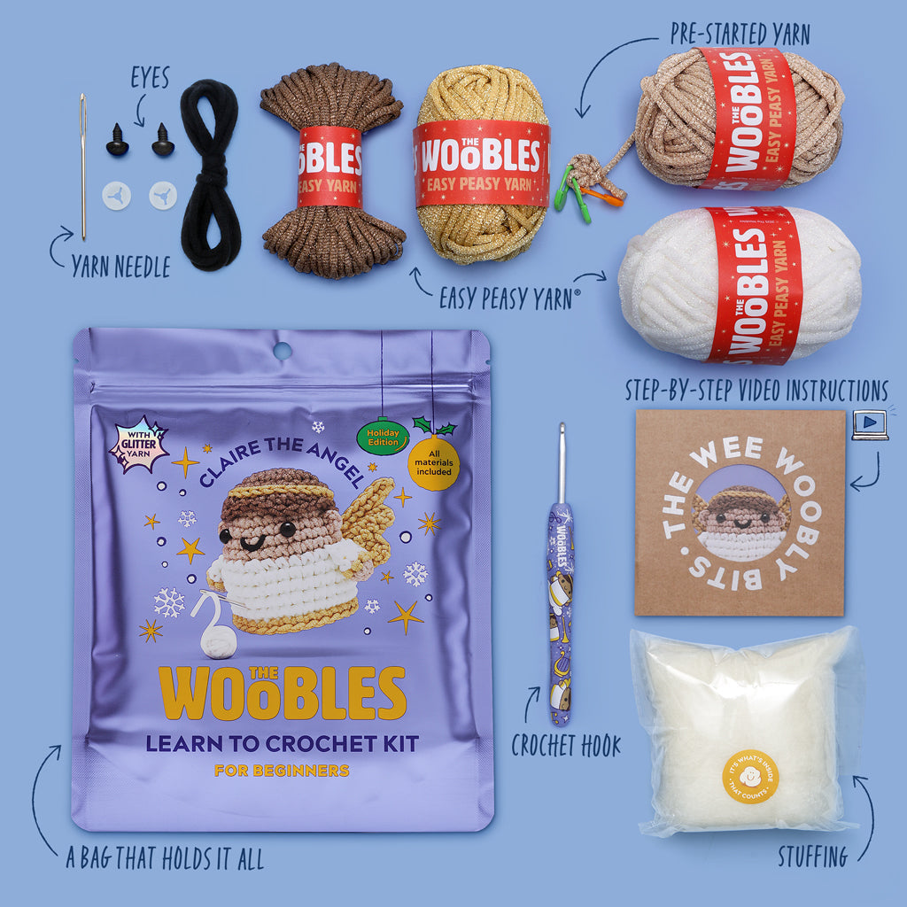 Claire the Angel Crochet Kit - Craft at Home