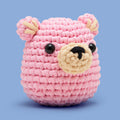 Walter the Bear Pink Crochet Kit - Crochet Kit Favorite