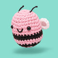 Cornelius the Bee Pink Crochet Kit - A Gift That Creates