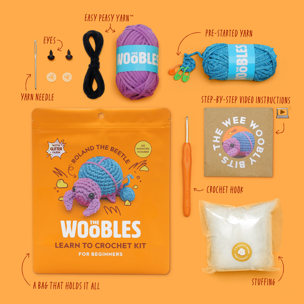 Roland the Beetle Crochet Kit - Enjoy the Stitch Journey