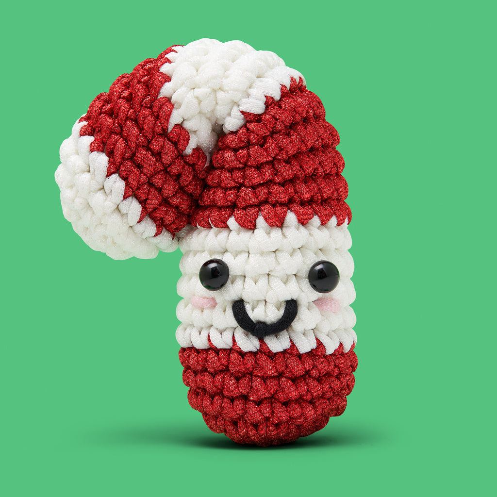 Peppi the Candy Cane Crochet Kit - Ready for Craft Time