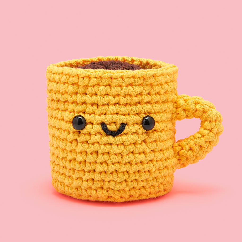 Joe the Coffee Mug Crochet Kit - Fun Crochet Kits
