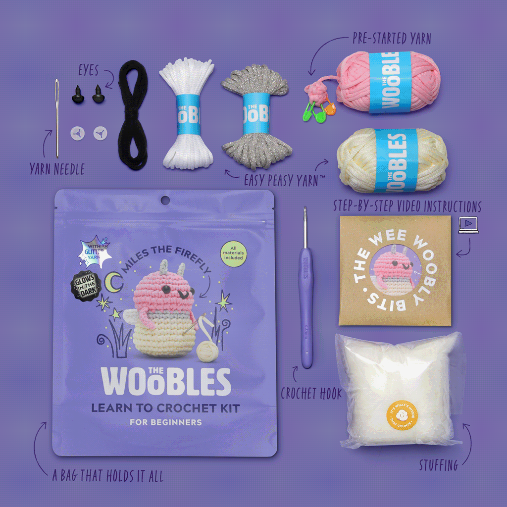 Bugs and Kisses Bundle - Woobles Kit Big Smile
