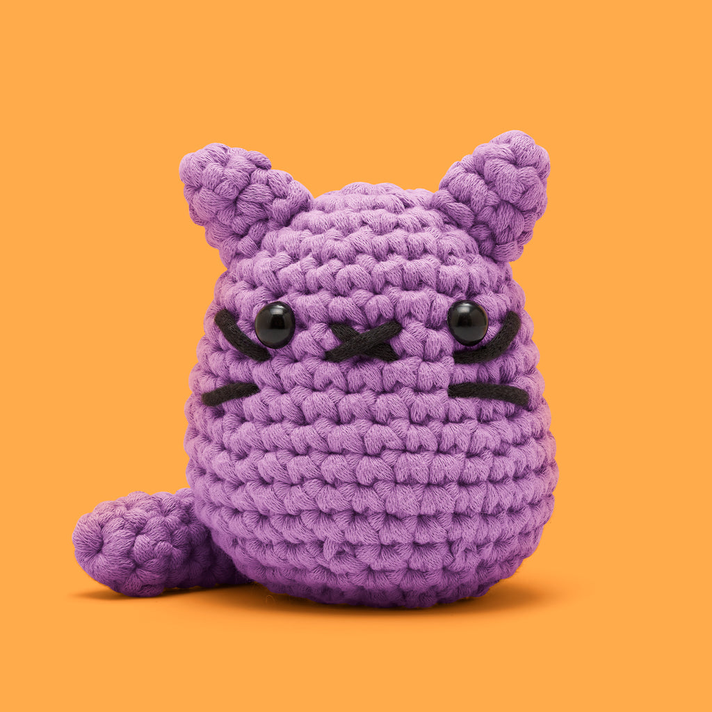 Salem the Halloween Cat Crochet Kit - Your First Wooble