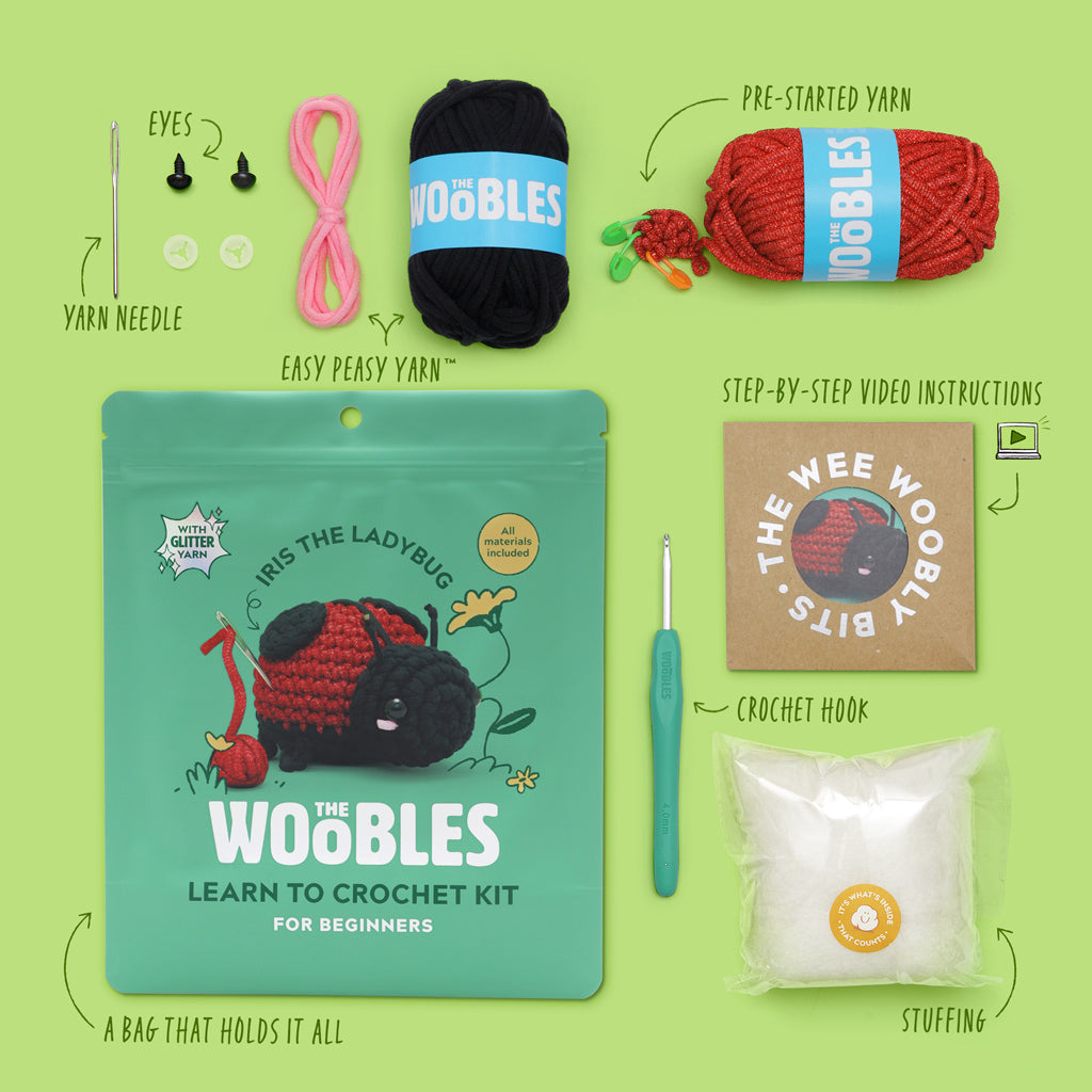 Bugs and Kisses Bundle - Woobles Kit Big Smile