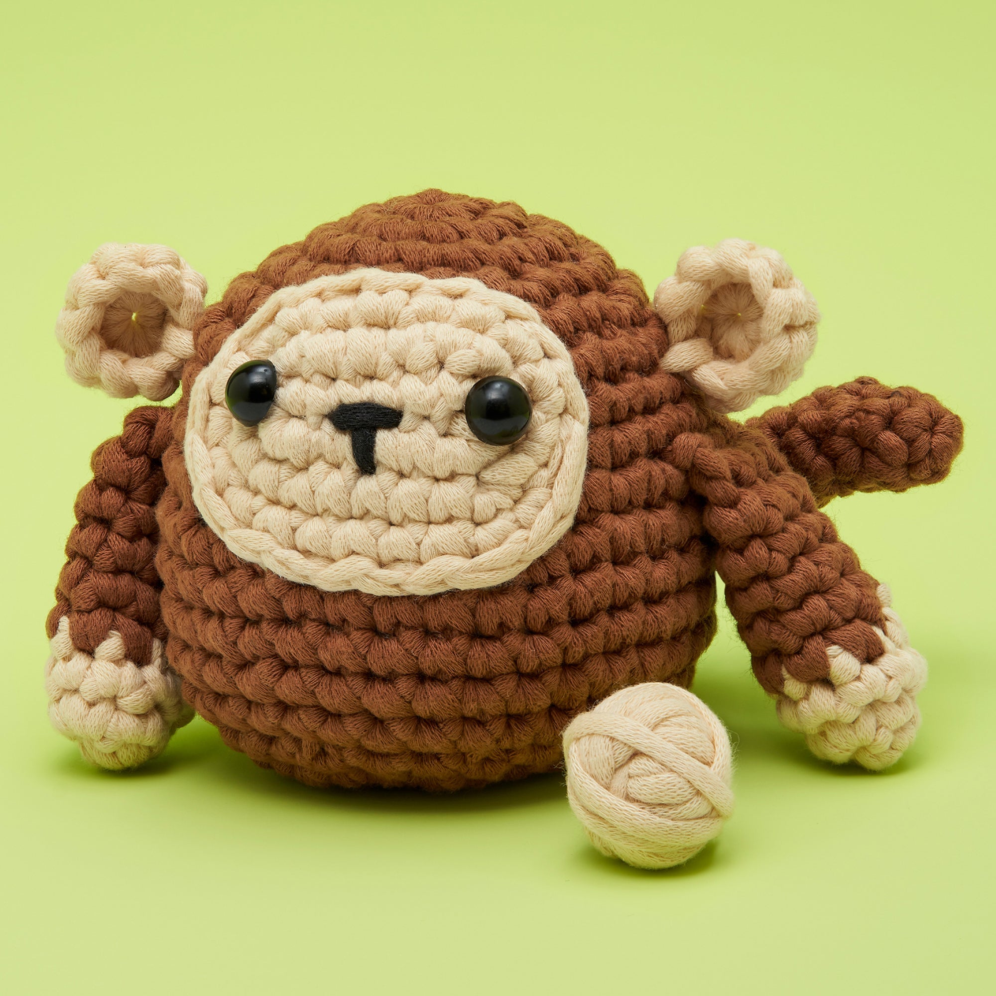 Jack the Monkey Crochet Kit - Cute Yarn Joy