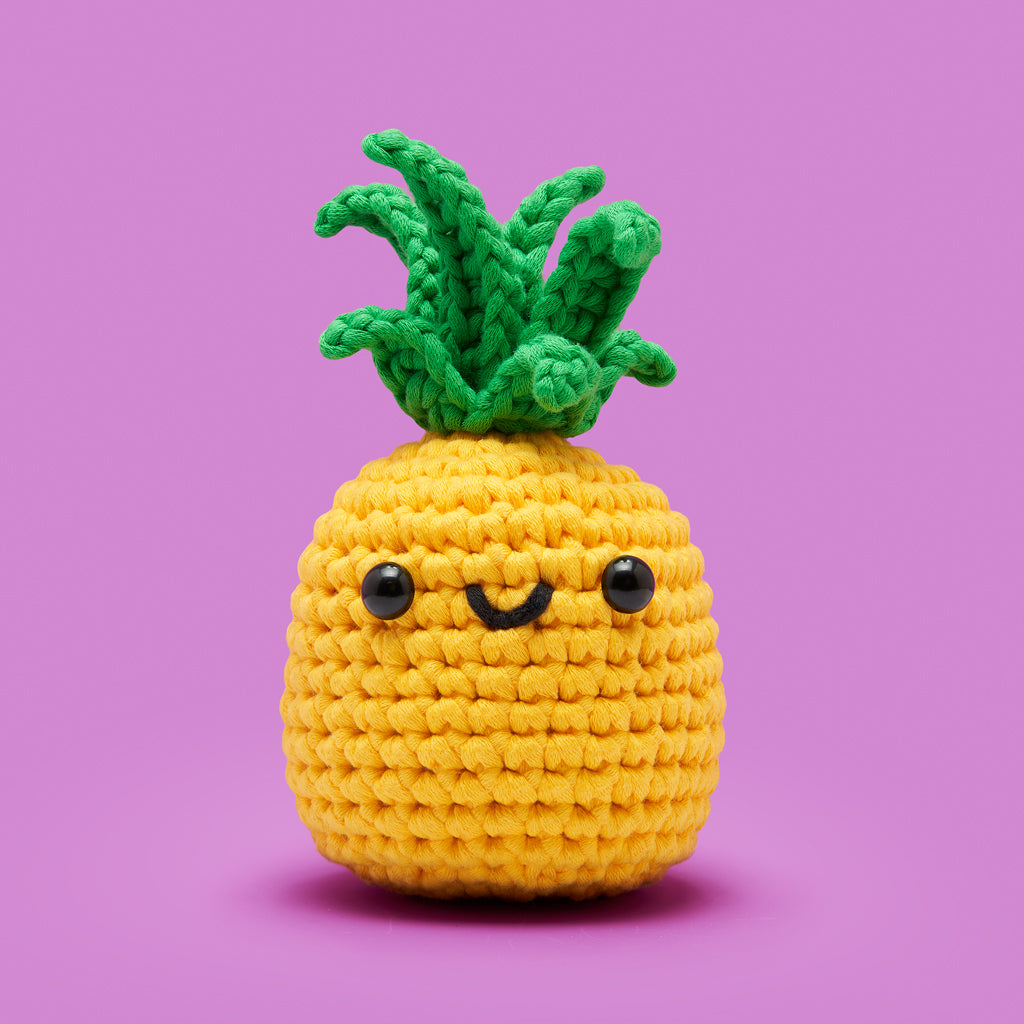 Pinya the Pineapple Crochet Kit - Stitch Cute Moments