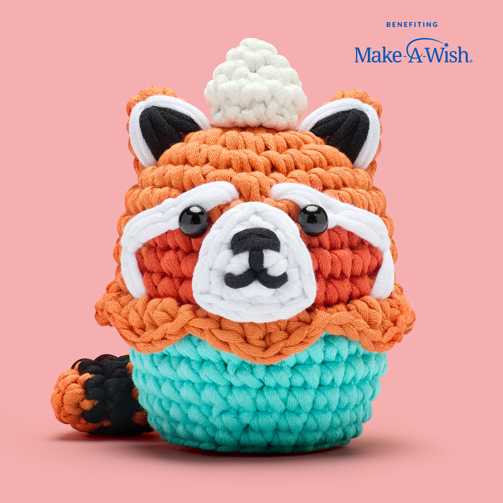 Paige the Red Panda: Cupcake Edition Crochet Kit - Turn Yarn into Fun