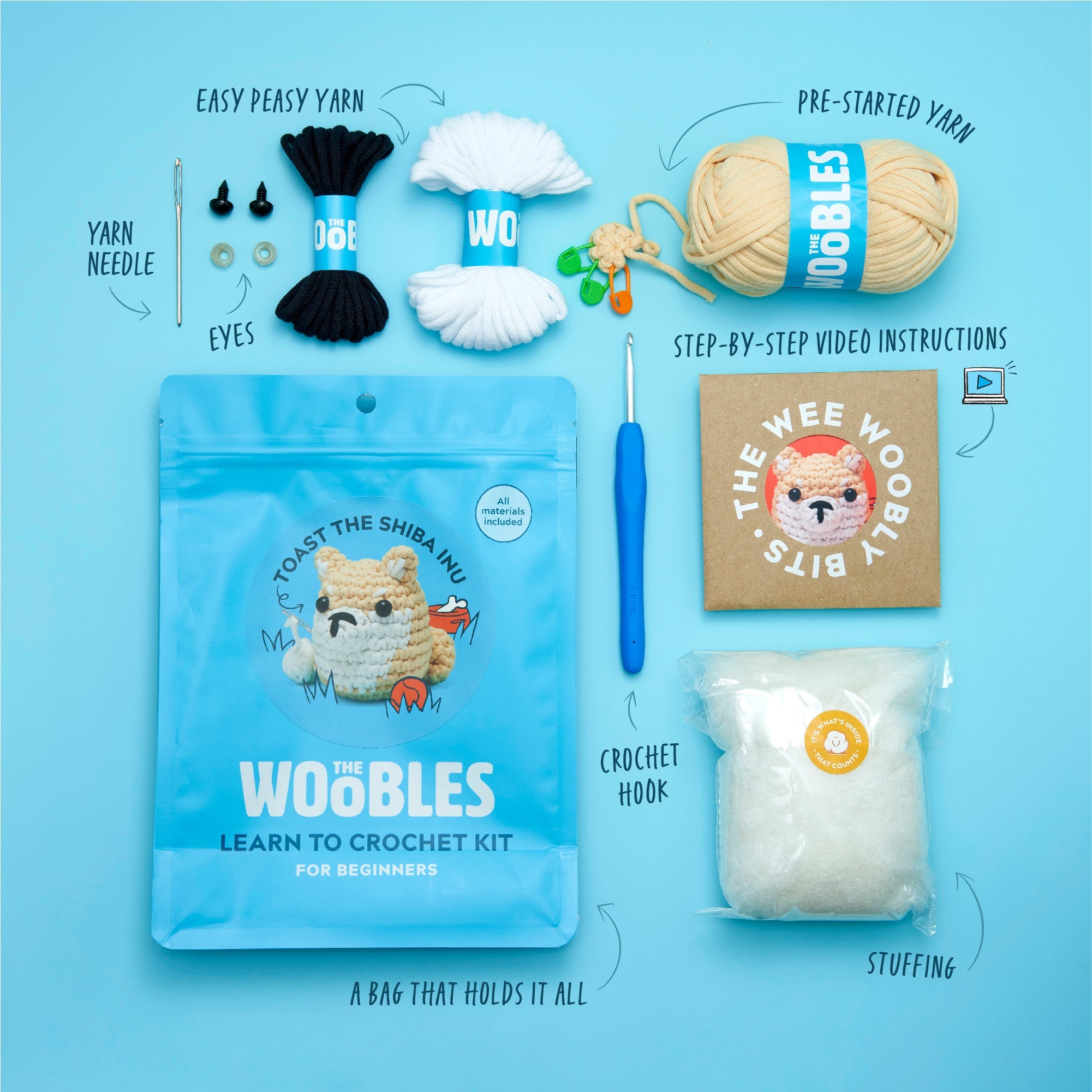 Get This Paw-ty Started Bundle - The Woobles Crochet Kits