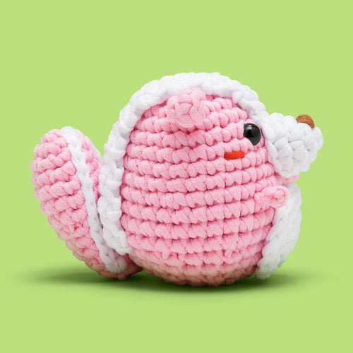 Andre the Skunk Pink Crochet Kit - Creative with Yarn