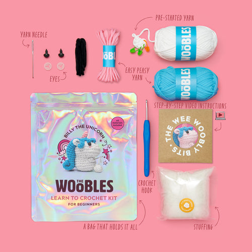 Billy the Unicorn Crochet Kit - Enjoy the Stitch Journey