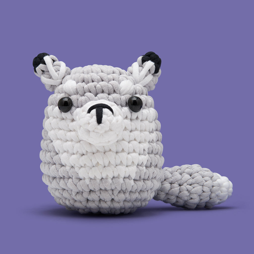 Emi the Wolf Crochet Kit - Made for First-Timers