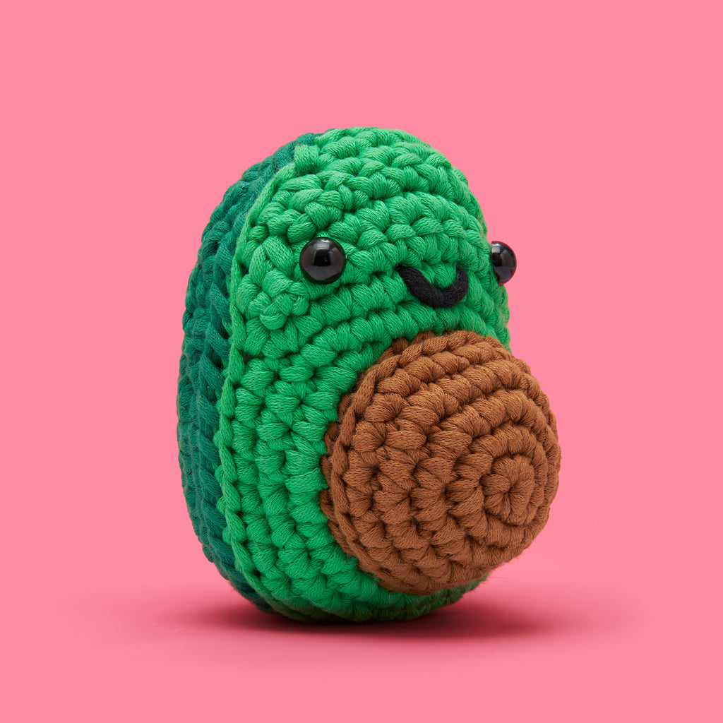 Mateo the Avocado Crochet Kit - Ready with Hook