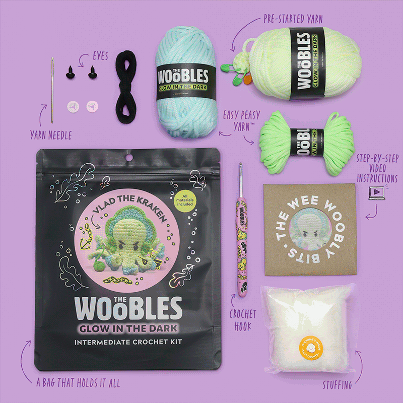 Vlad the Kraken Crochet Kit - Start Stitching