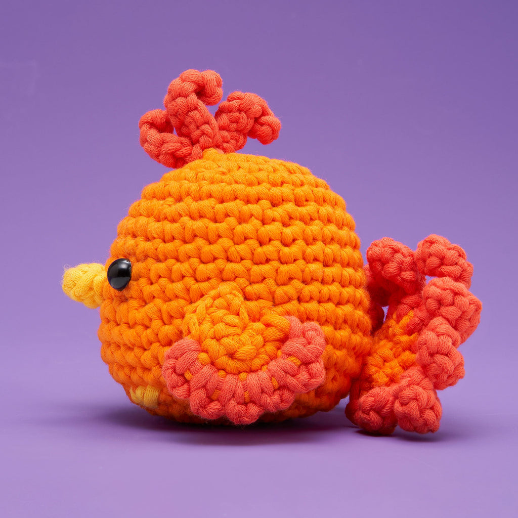 Albie the Phoenix Crochet Kit - Learn Your Way