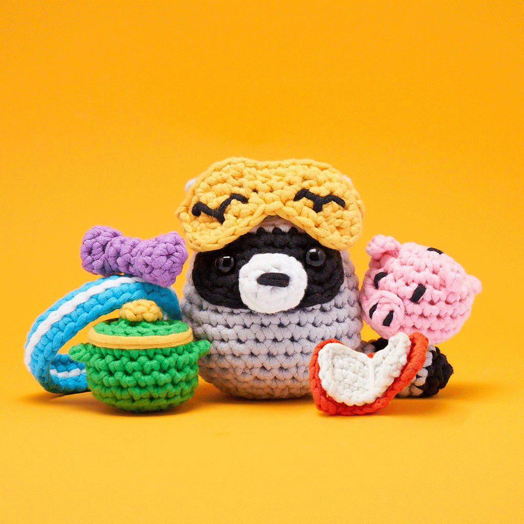 You Rac-coon do it Bundle - Step-by-Step Crochet