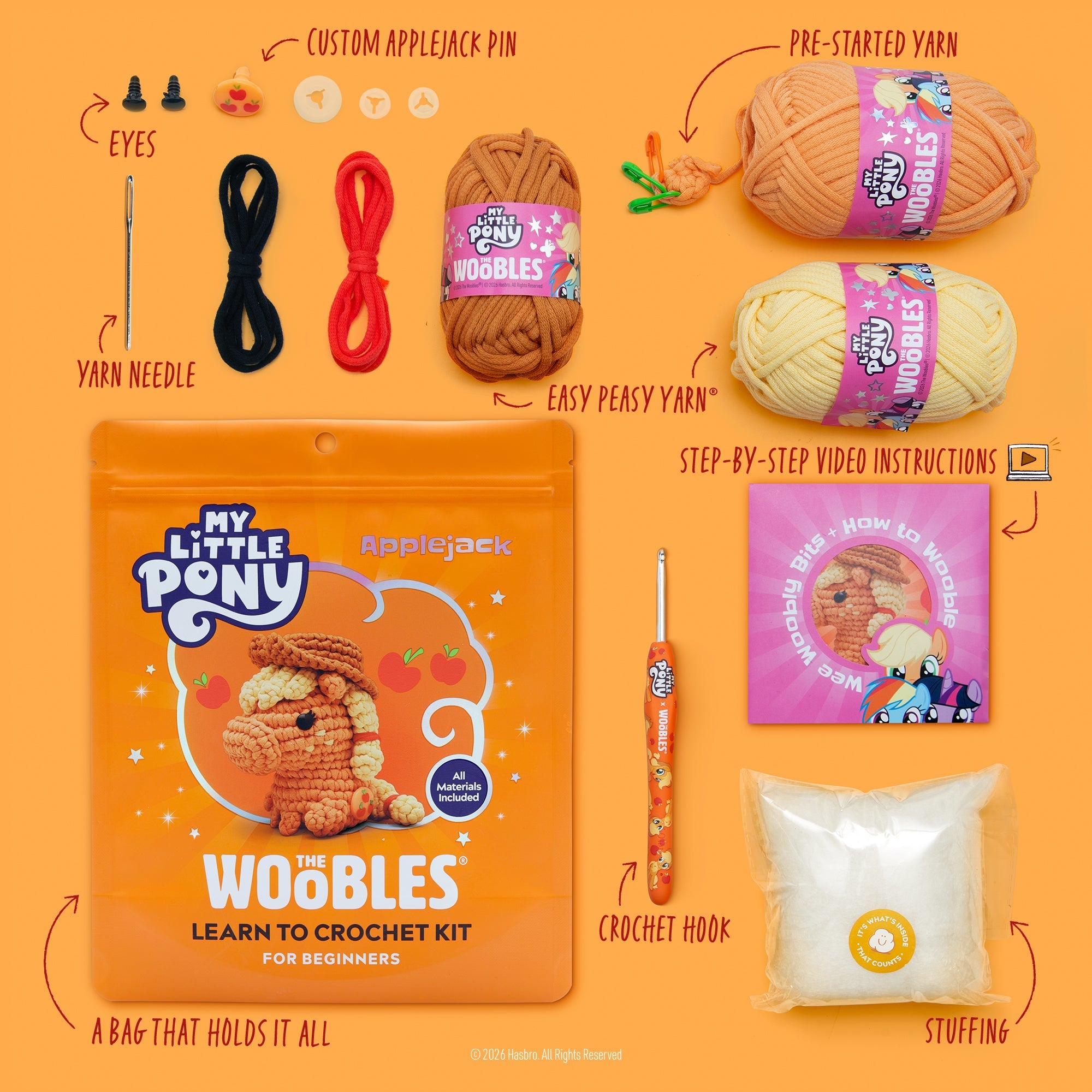 Applejack Crochet Kit - Make Cute Things