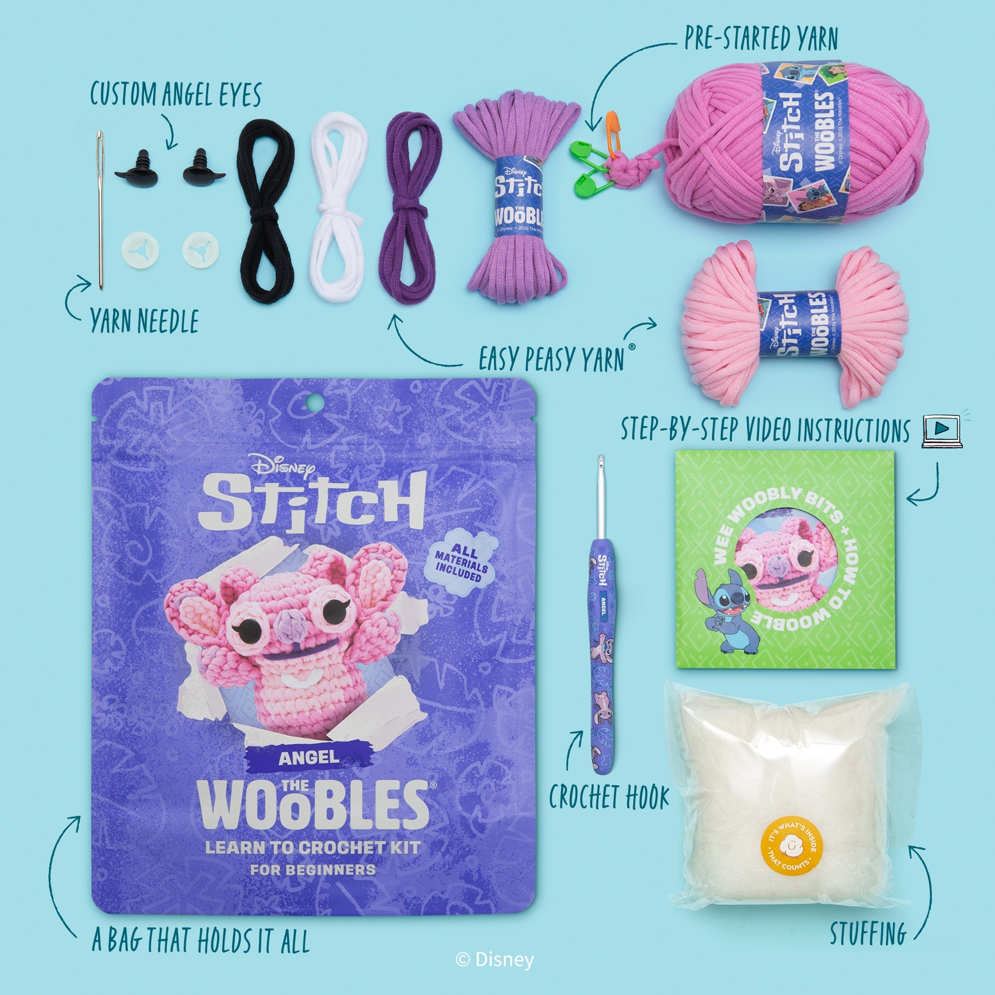 Angel Crochet Kit - The Beginner Favorite