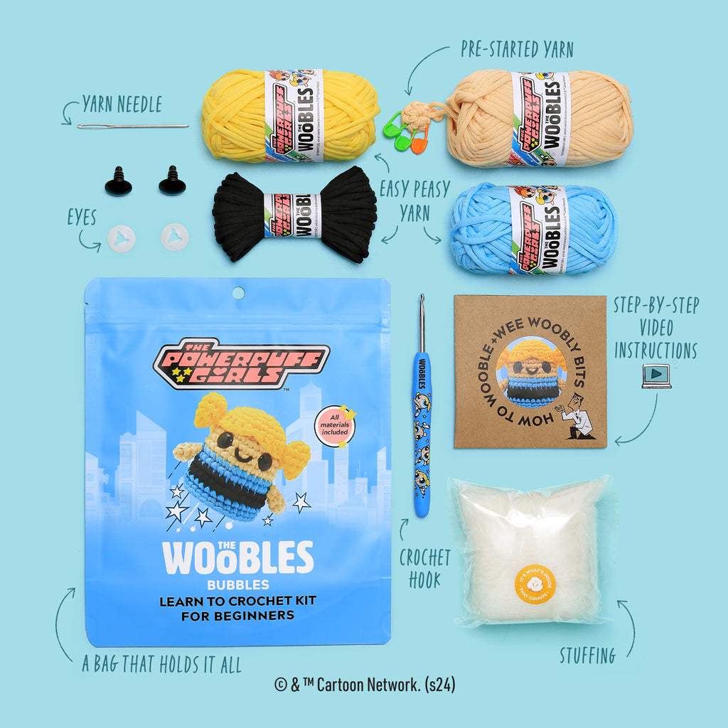 Bubbles™ Crochet Kit - Yarn. Hook. Fun.
