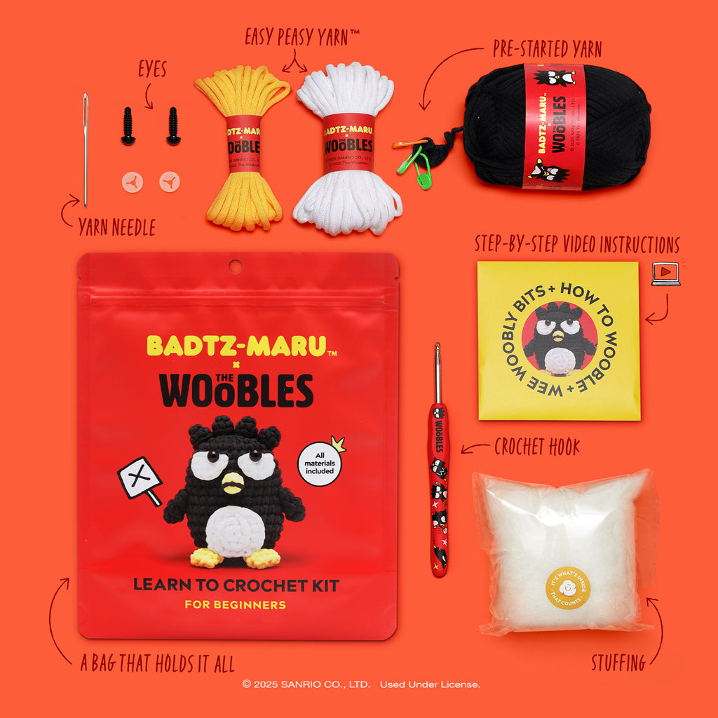 Badtz-maru™ Crochet Kit - Smile Big