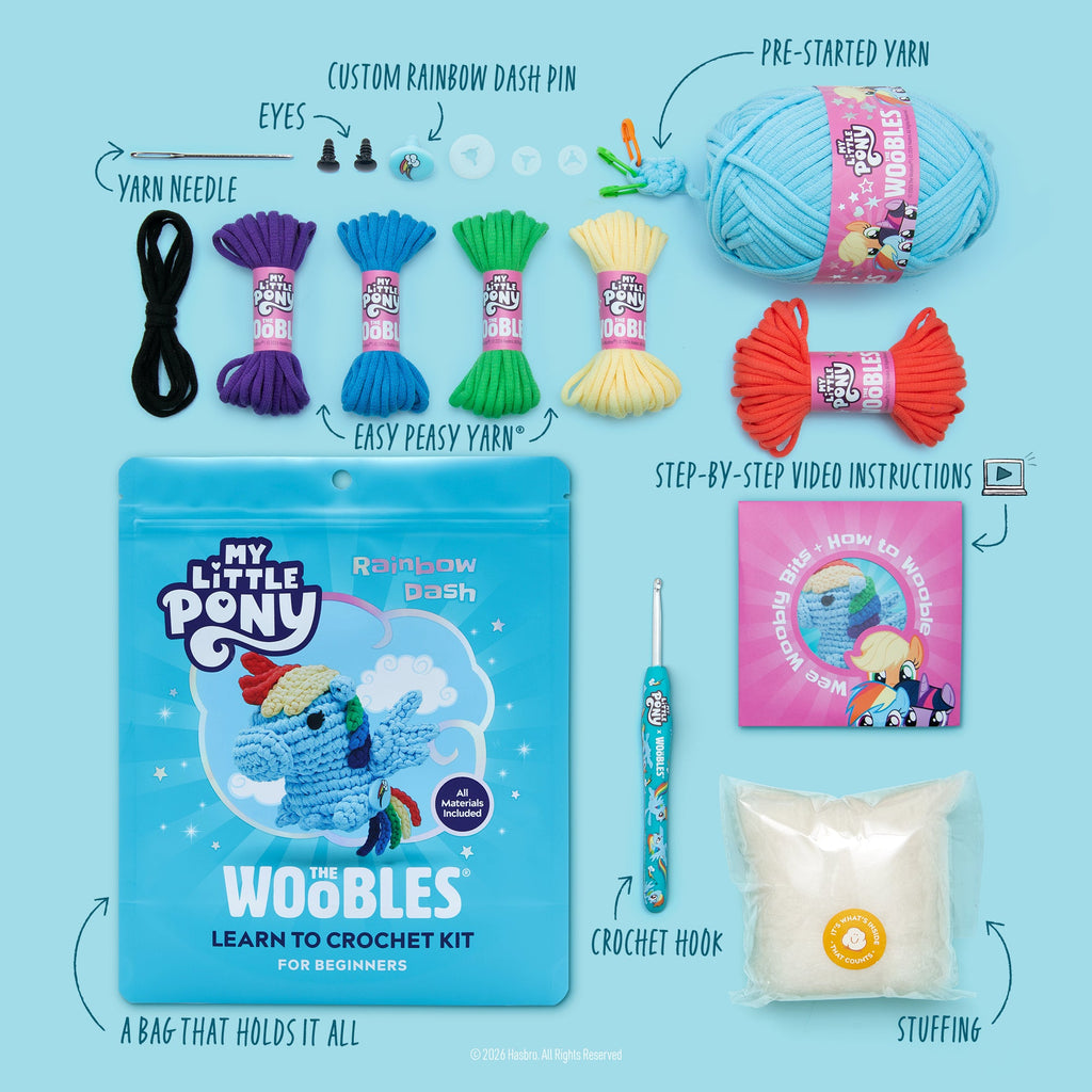 My Little Pony: Welcome to Ponyville Bundle - Guided Crochet Fun