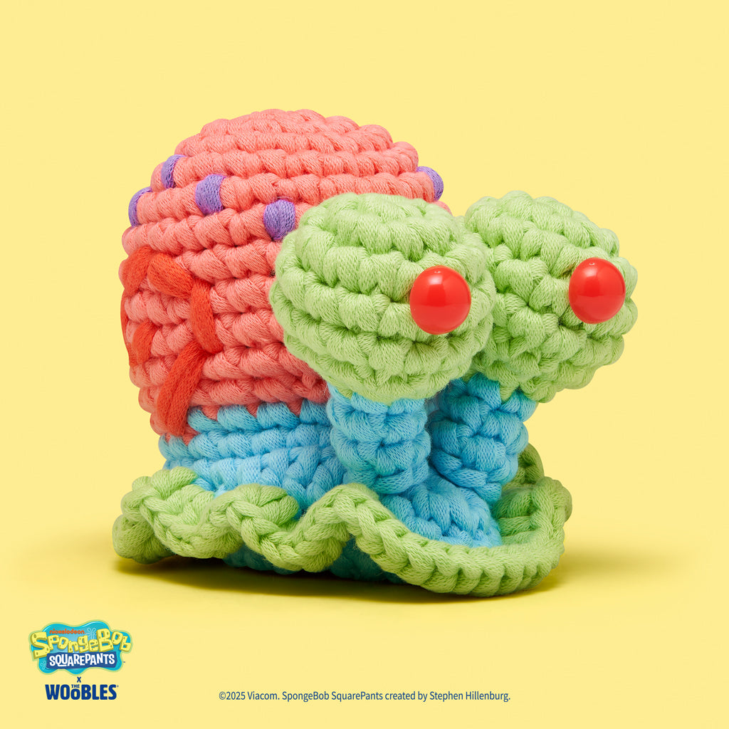 Gary the Snail Crochet Kit - Great for Beginners