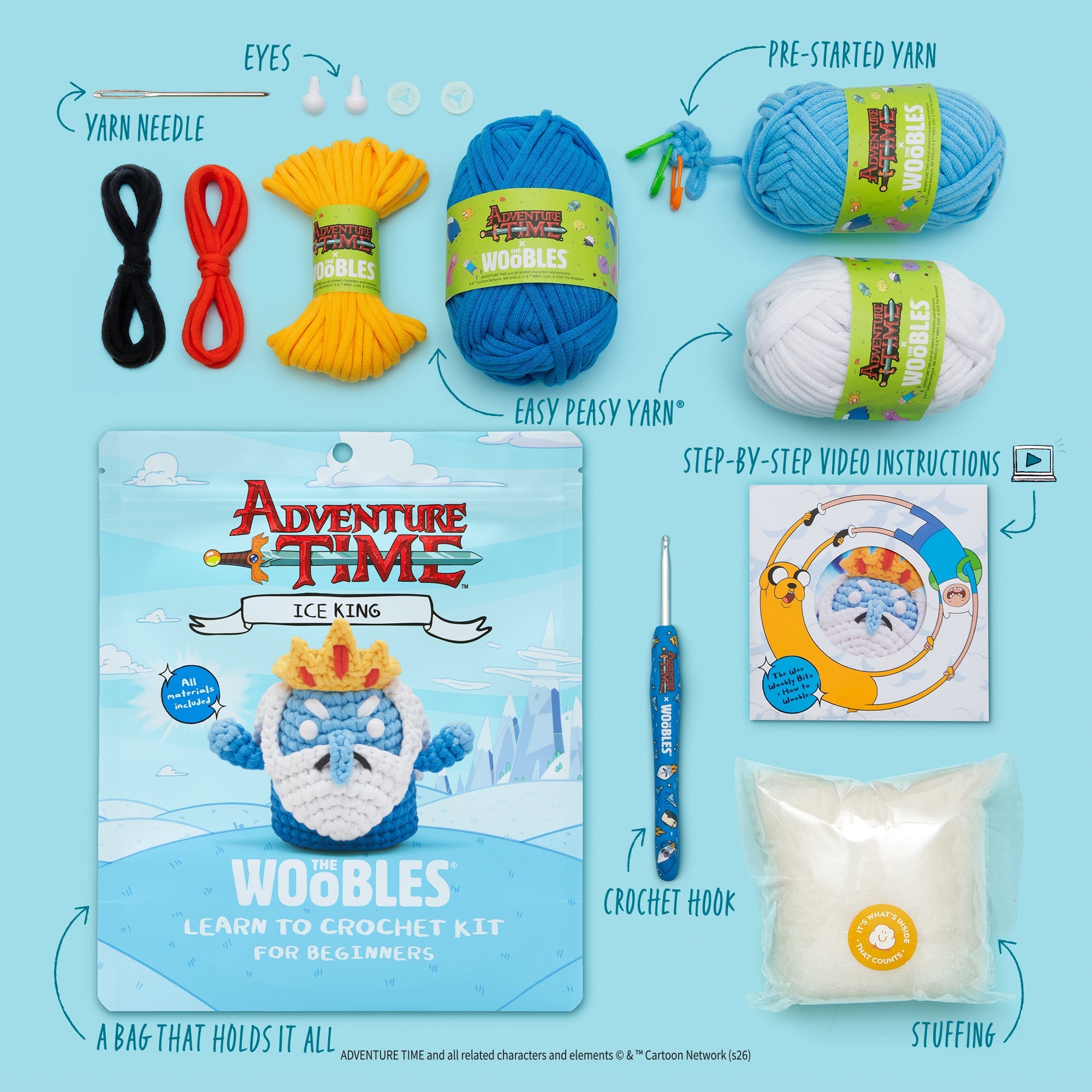 Ice King of the Castle Bundle - The Easy Crochet Kit