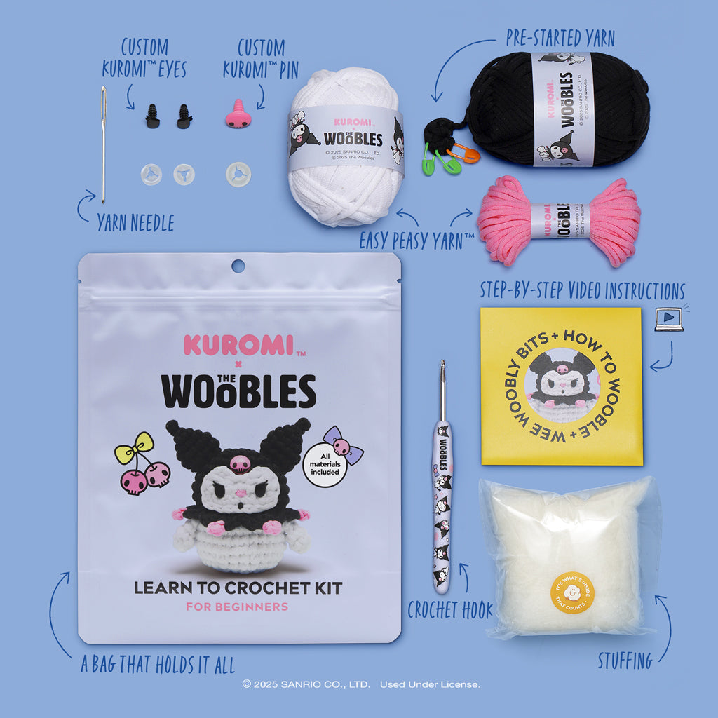 Kuromi™ Crochet Kit - The Fun Crochet Kit