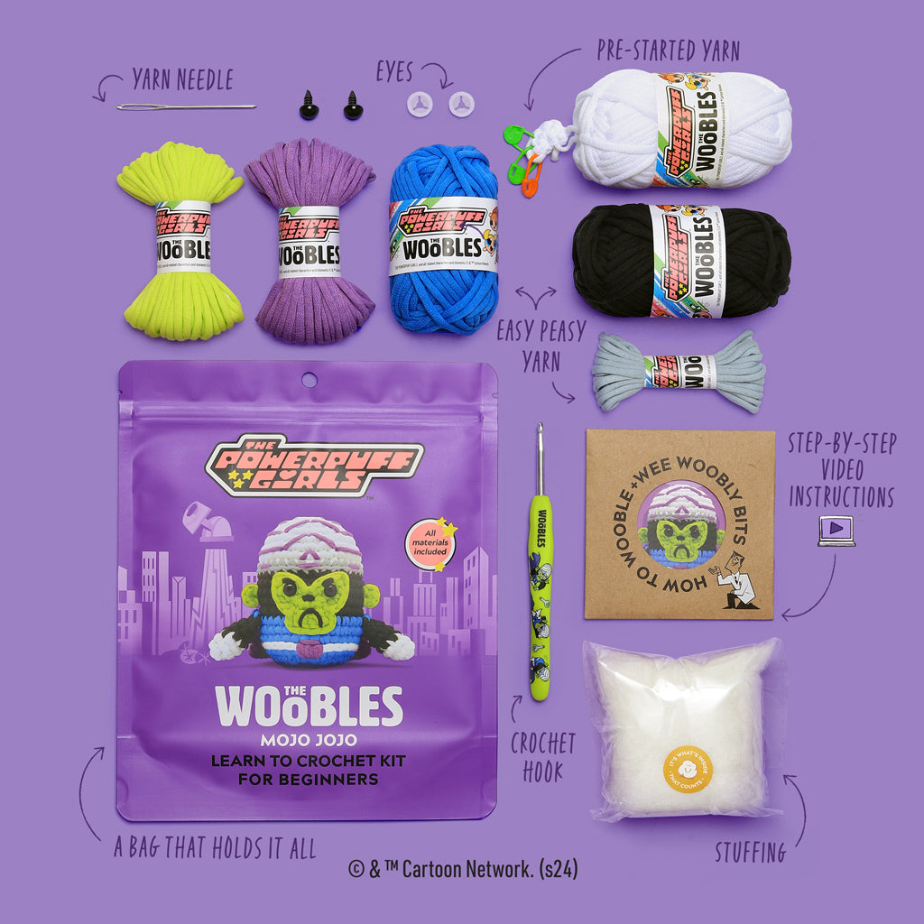 Mojo Jojo™ Crochet Kit - Yarn Included