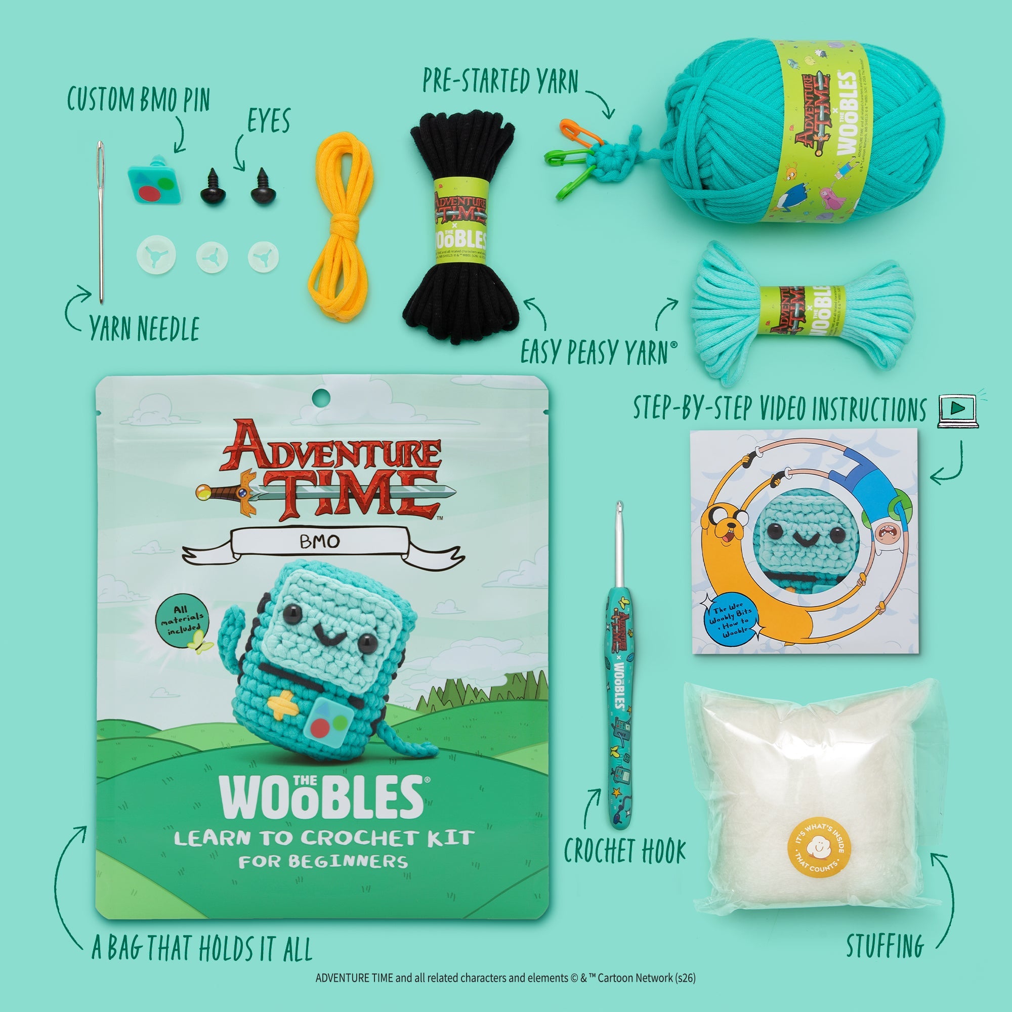 BMO Crochet Kit - Create More Characters