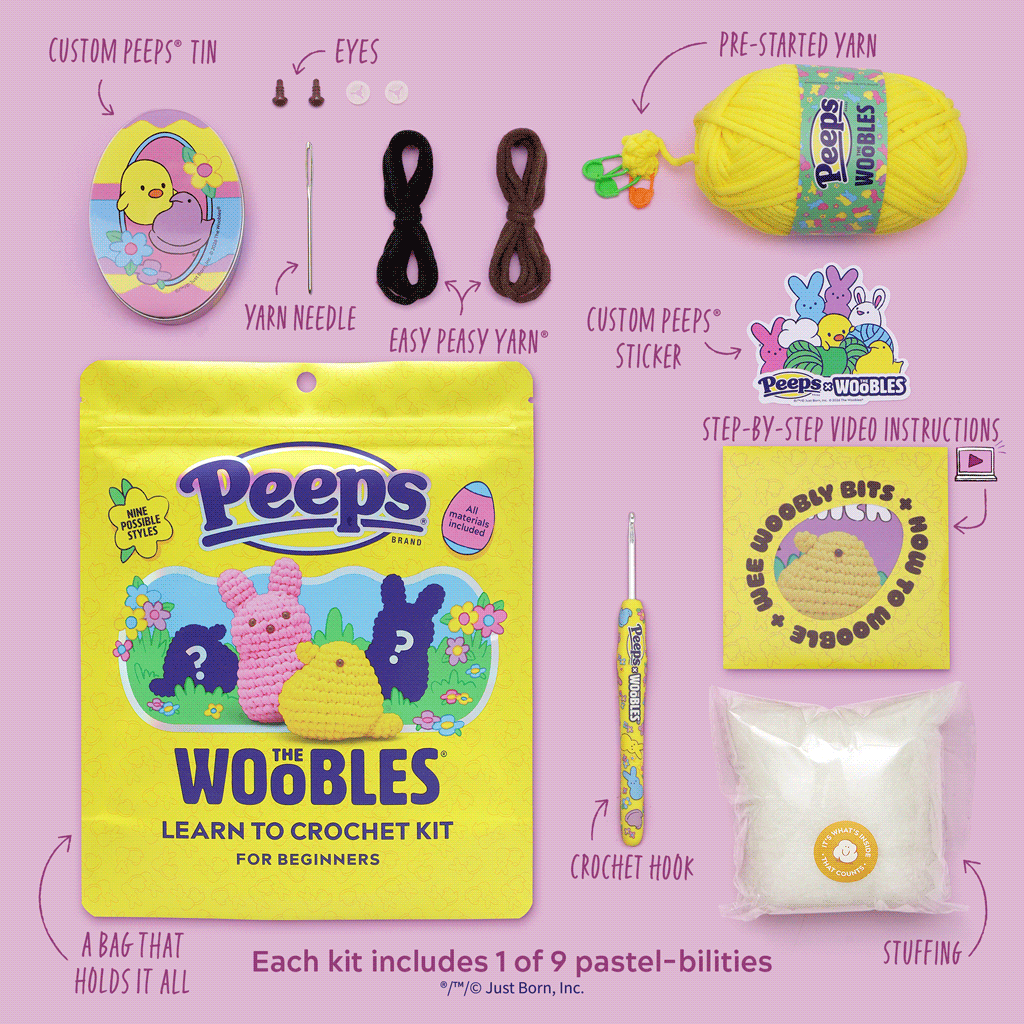 Mystery PEEPS® Crochet Kit - Cute Project Fun