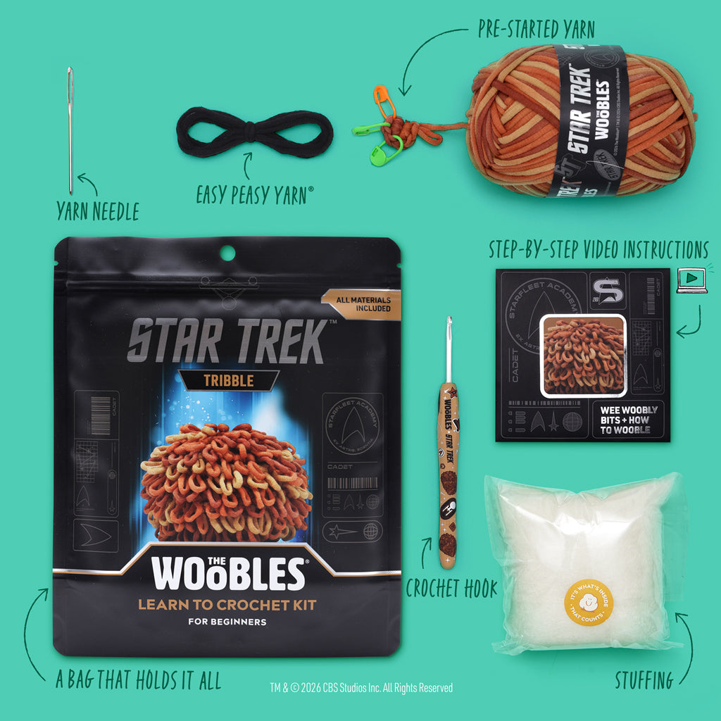Tribble Crochet Kit - Joy Big