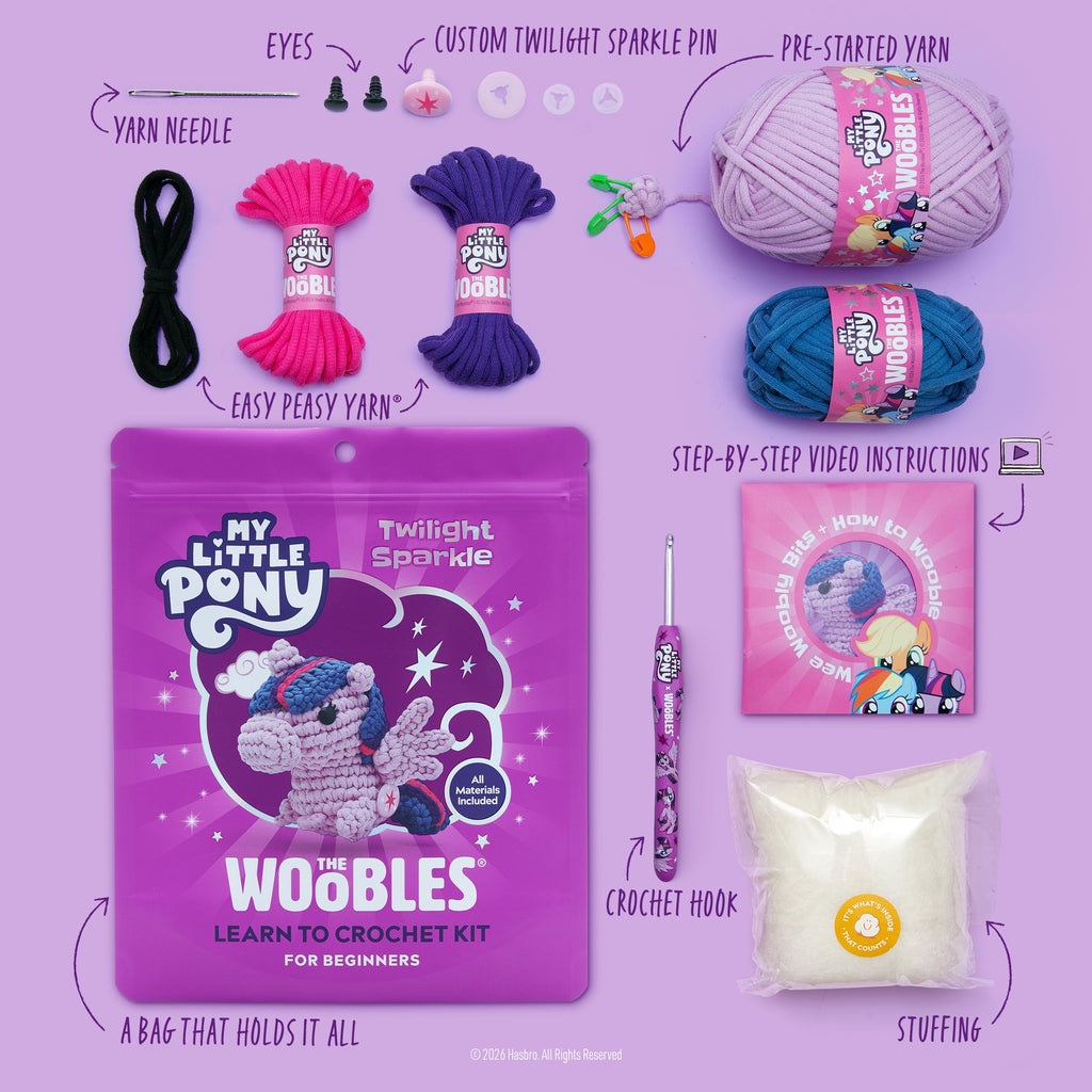 Twilight Sparkle Crochet Kit - Crochet for Beginners
