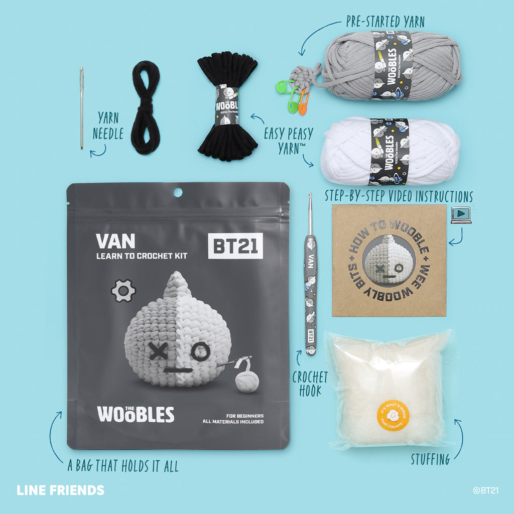 VAN Crochet Kit - Ready with Yarn