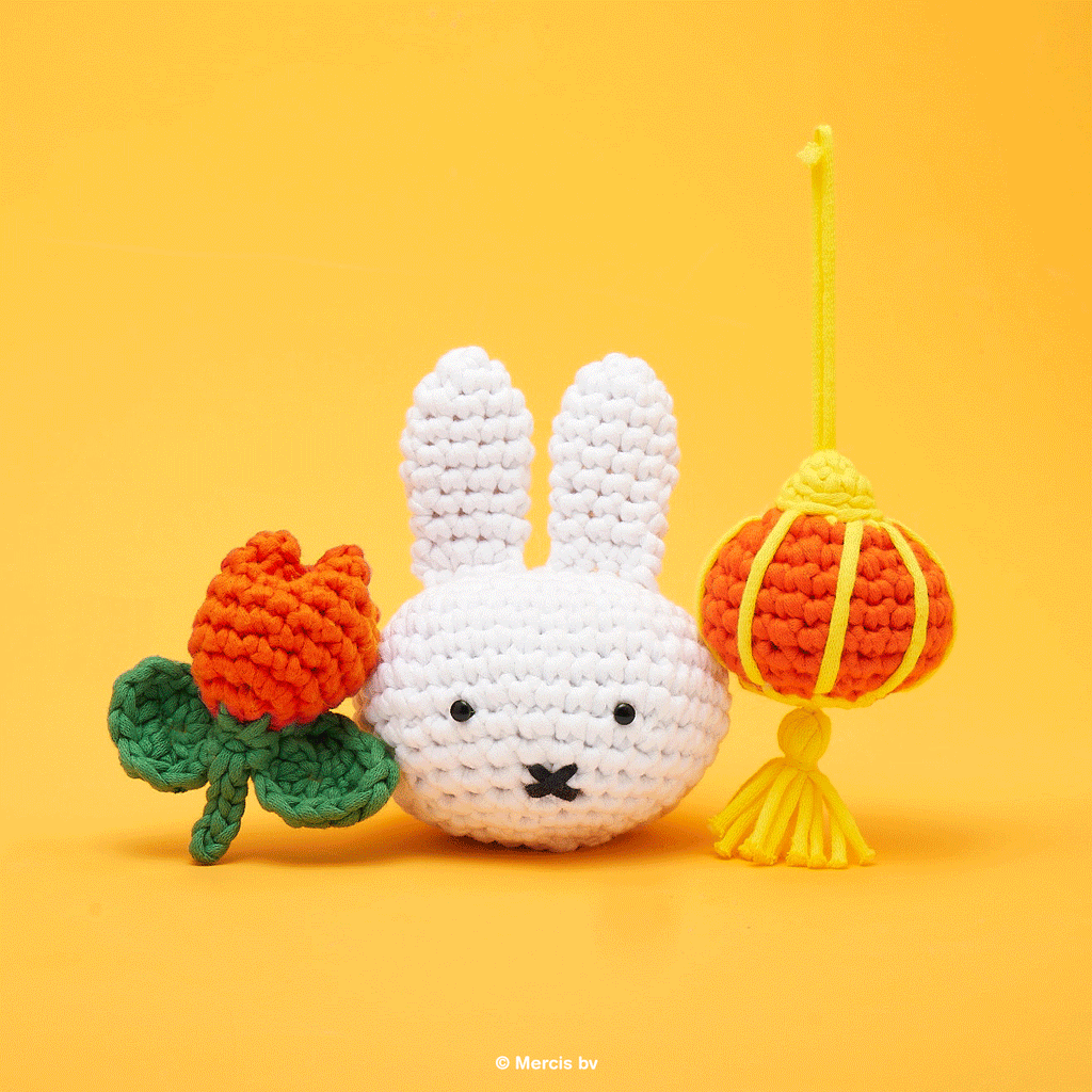 Tiny Miffy Chinese Lantern Accessory Kit - Great for Beginners