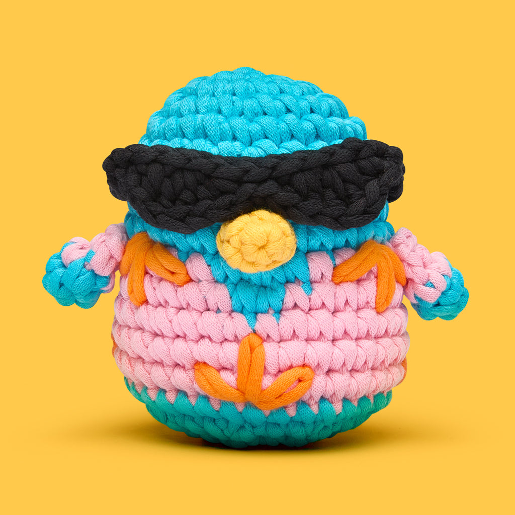Pierre the Penguin: Vacation Edition Crochet Kit - Make Your First Wooble