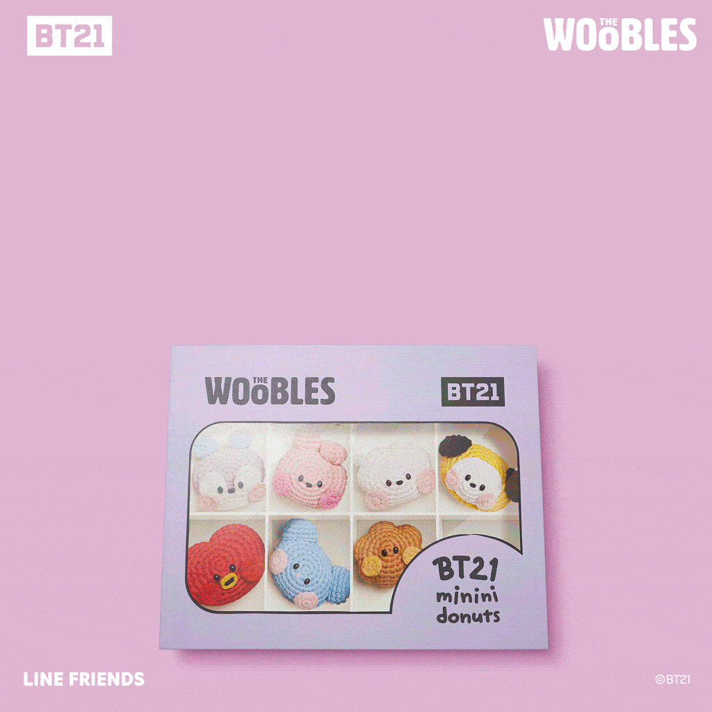 BT21 minini Donut Collector’s Box - Beginner Stitch Fun