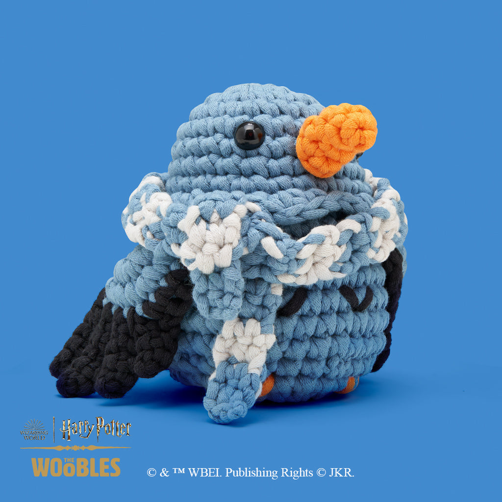 Ravenclaw™ Raven and Scarf Bundle - The Woobles Crochet Kits