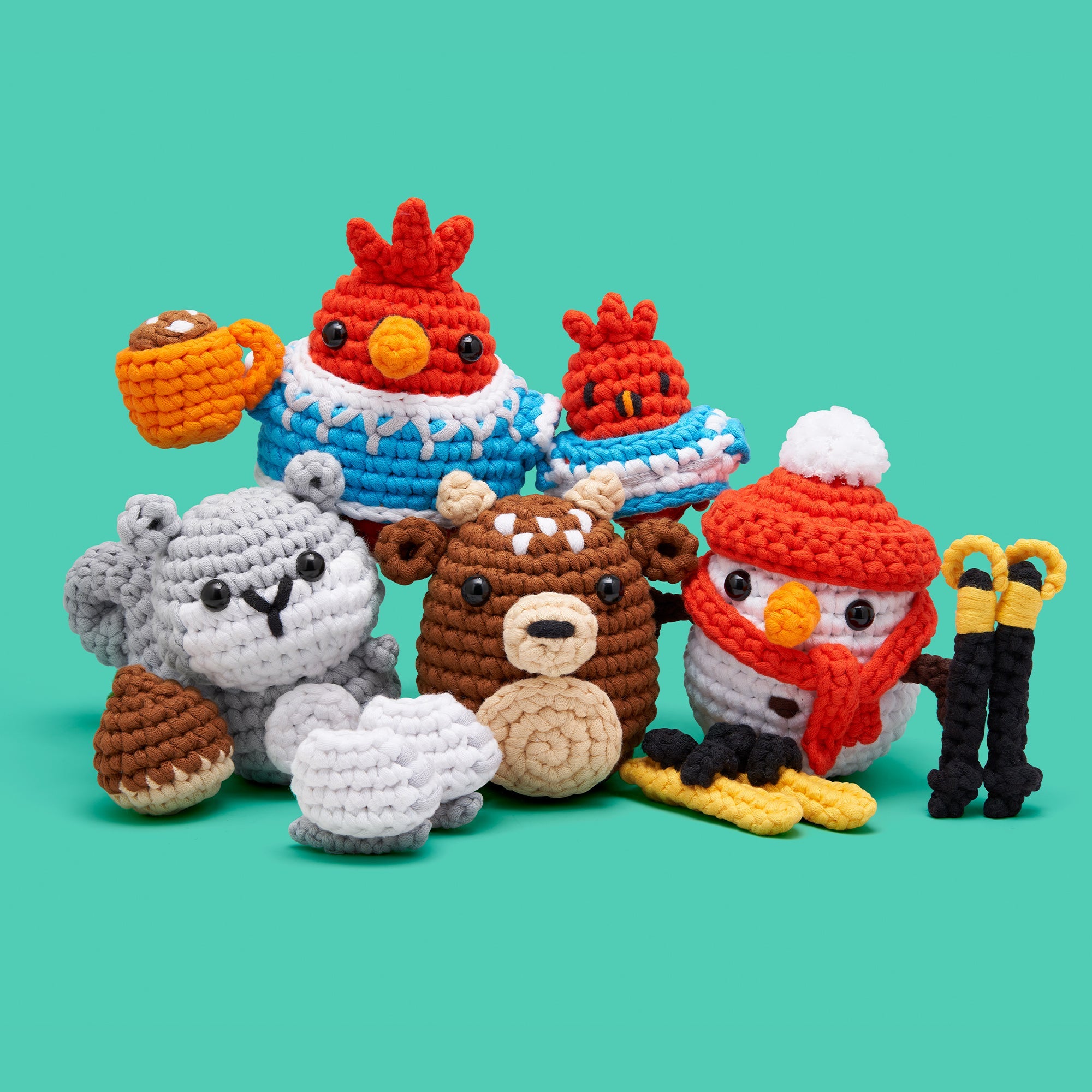 Tiny Hot Cocoa Accessory Kit - The Beginner Crochet Kit