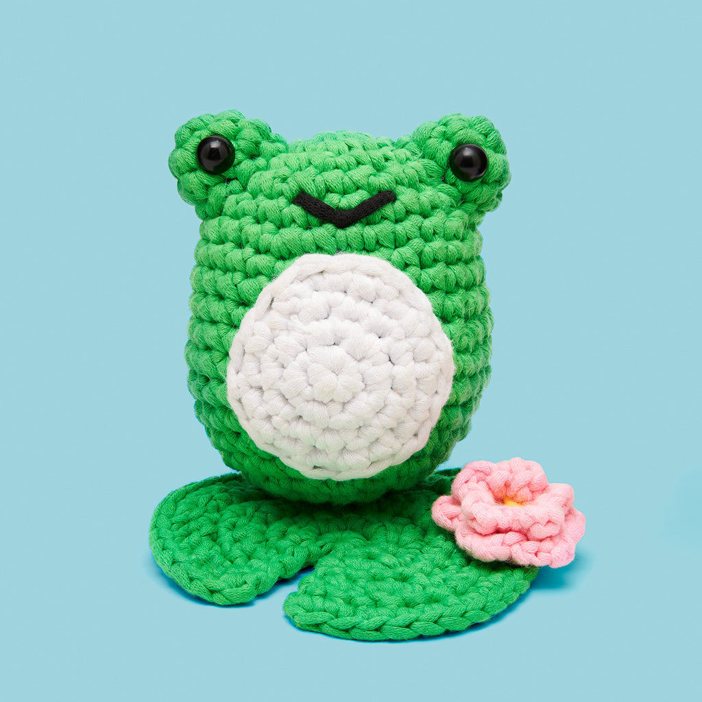 Tiny Lily Pad Accessory Kit - Ready to Crochet