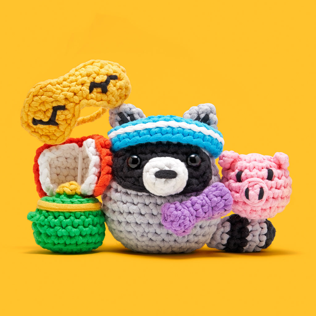 You Rac-coon do it Bundle - Step-by-Step Crochet
