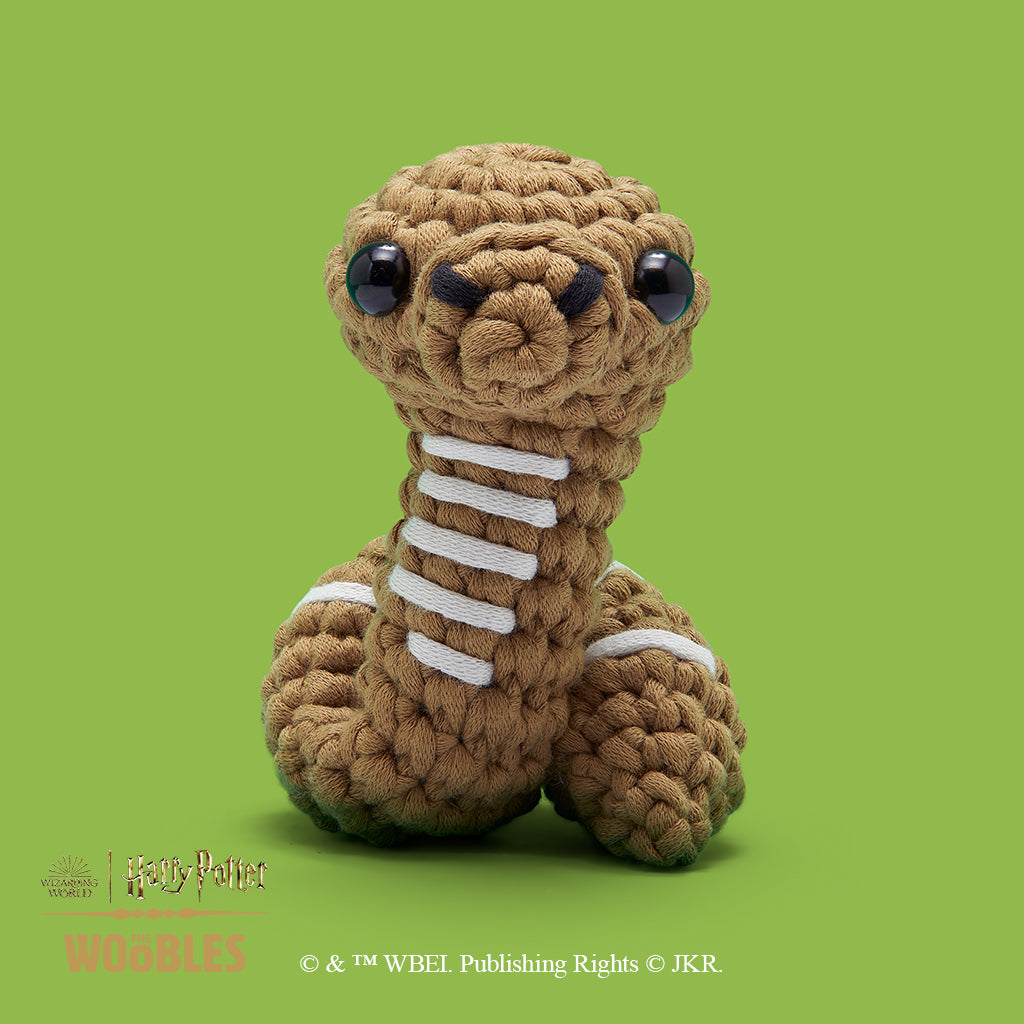 Slytherin™ Serpent and Scarf Bundle - DIY Crochet Fun