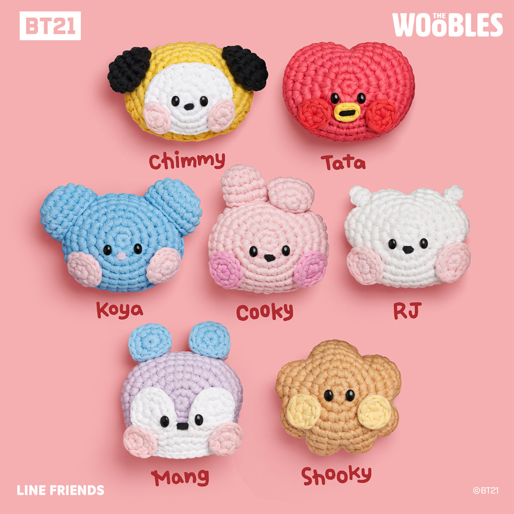 BT21 minini Donut Blind Bag Crochet Kit - Your First Yarn Friend