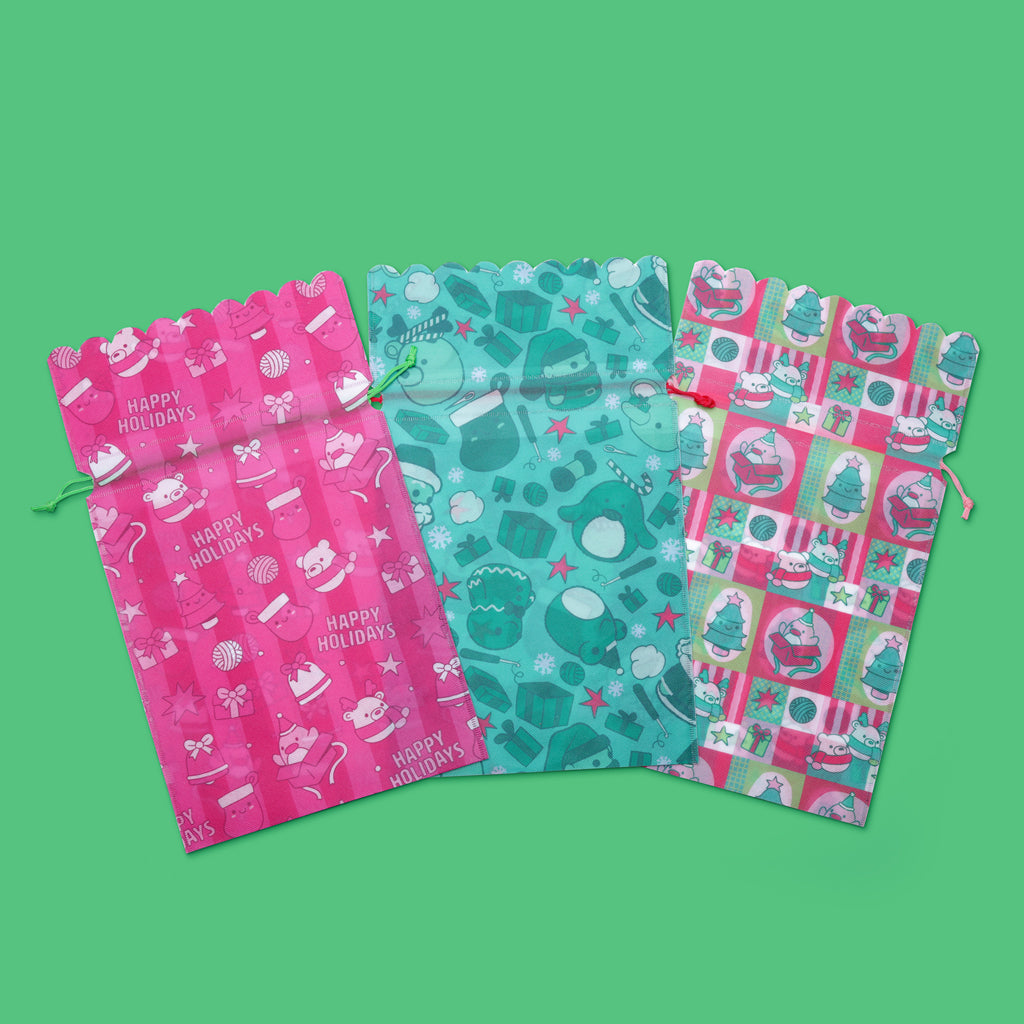 3-Pack Holiday Gift Bag Set - Craft More Joy