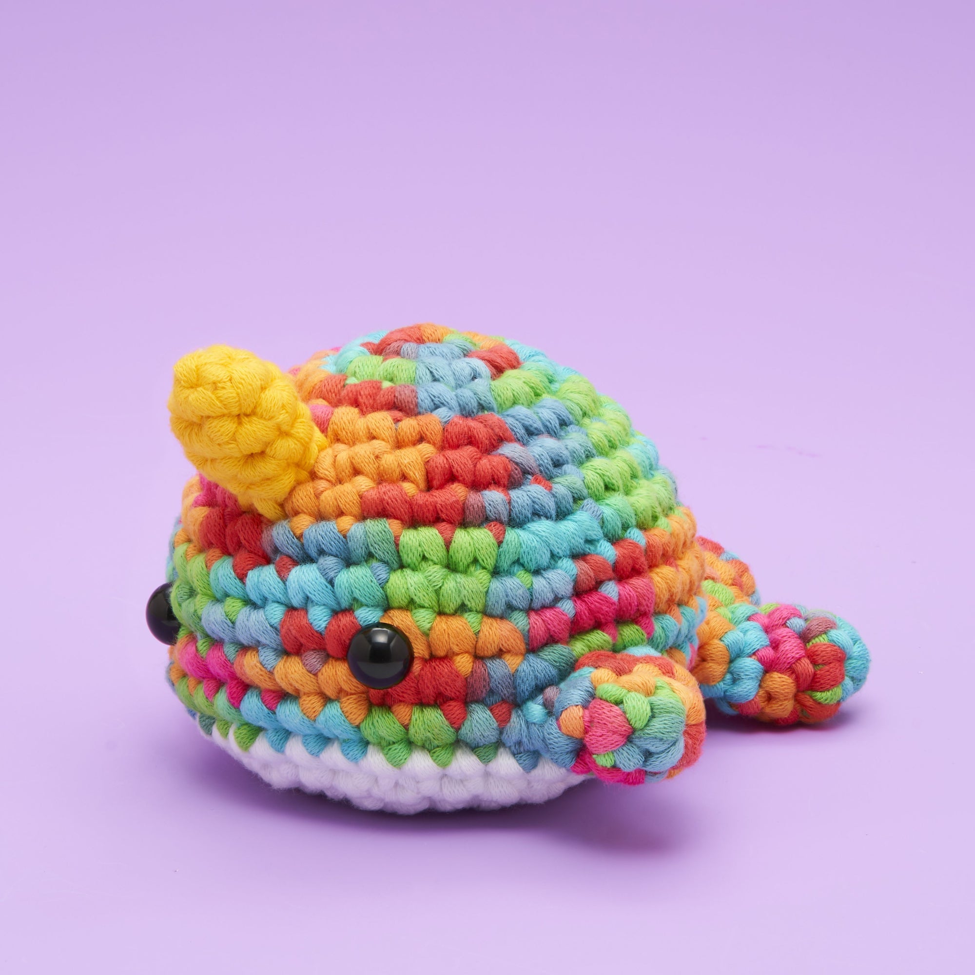 Bjørn the Narwhal Rainbow Crochet Kit - Woobles Stitch Fun