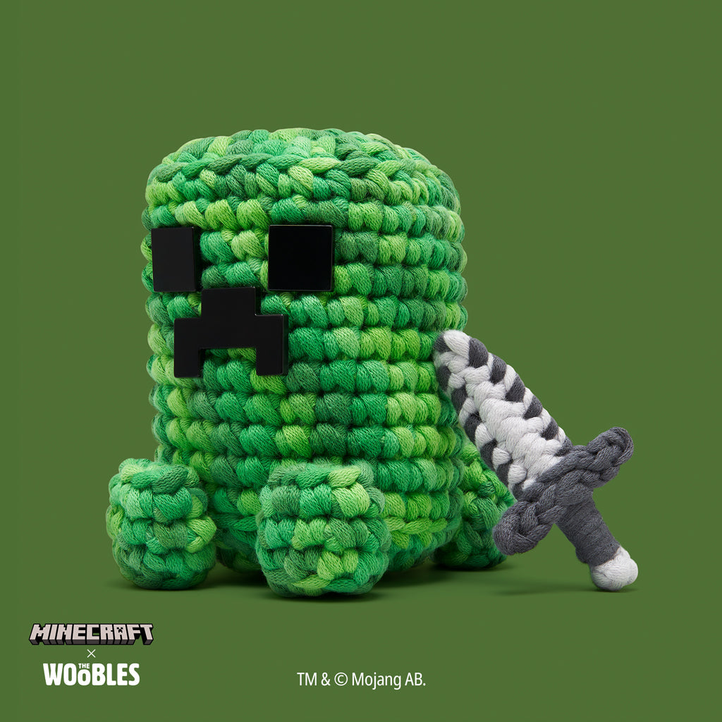 Tiny Minecraft Iron Sword Accessory Kit - Learn One Stitch