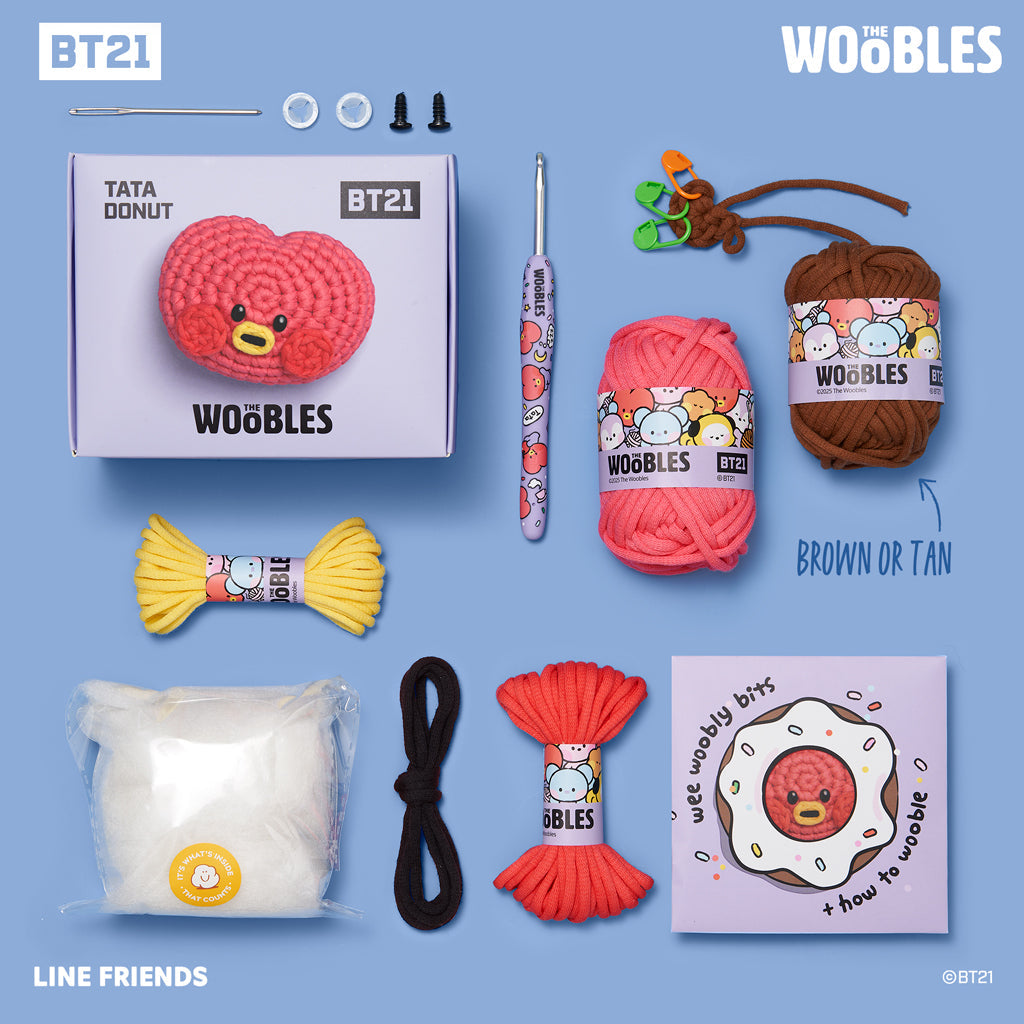 BT21 minini Donut Collector’s Box - Beginner Stitch Fun