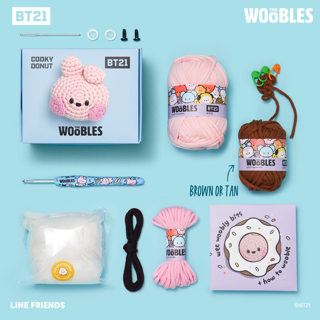BT21 minini Donut Collector’s Box - Beginner Stitch Fun
