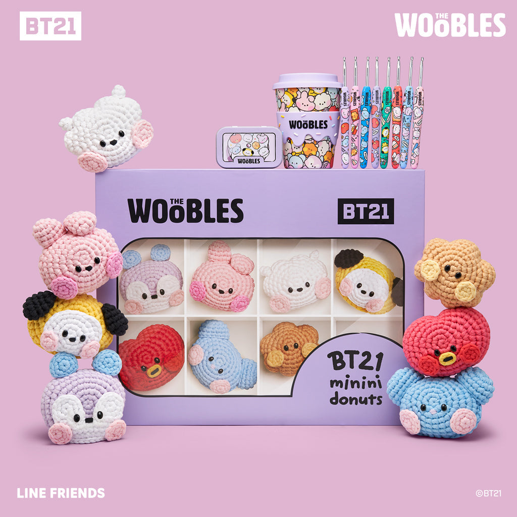 BT21 minini Donut Collector’s Box - Beginner Stitch Fun