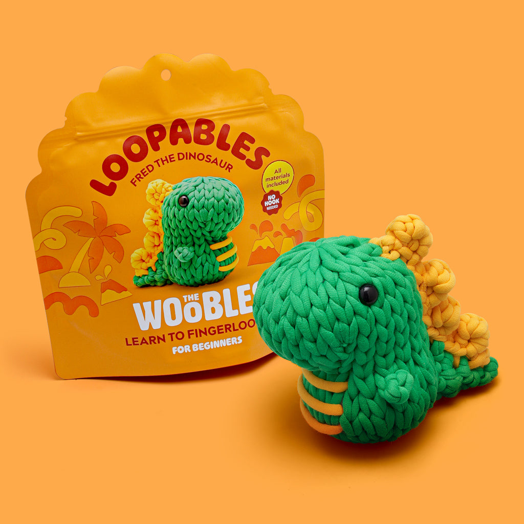 Fred the Dino Loopables Kit - Beginner Crochet Fun